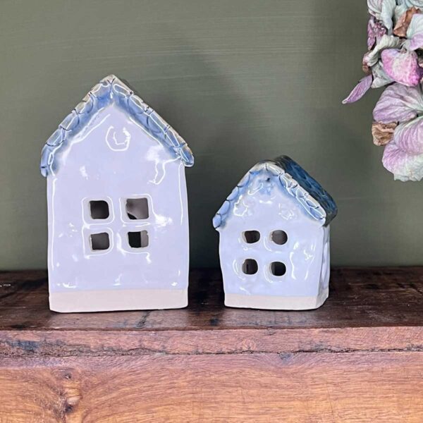 ceramic house set back