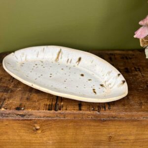 ceramic trinket dish birch glaze