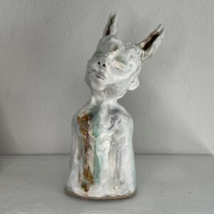 ceramic forest rabbit