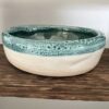 ceramic green white pot