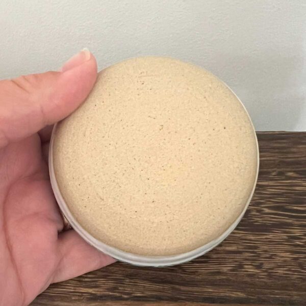small ceramic green white pot