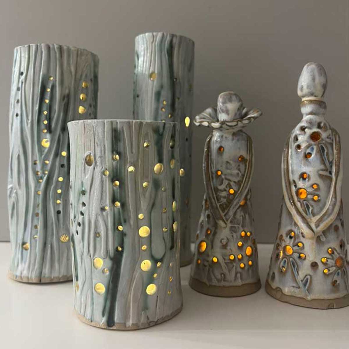 Ceramic lanterns