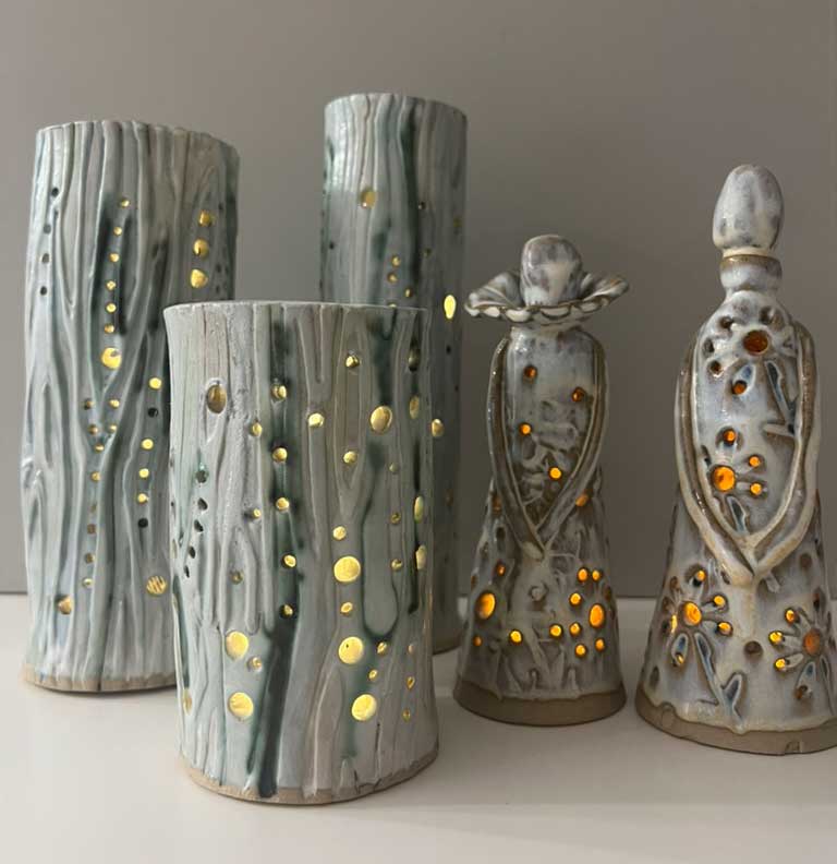 Ceramic lanterns